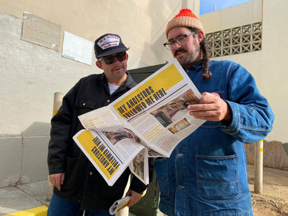 My Ancestors Followed Me Here Newspaper