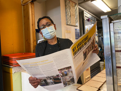 My Ancestors Followed Me Here Newspaper